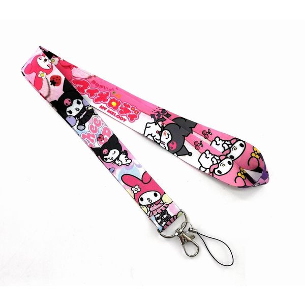 Acessórios dos desenhos animados Cinnamoroll My Melody Lanyard para chaves ID Card Gym Mobile Phone Straps USB Badge Holder DIY Hang Rope Lariat Keych Dhhwu