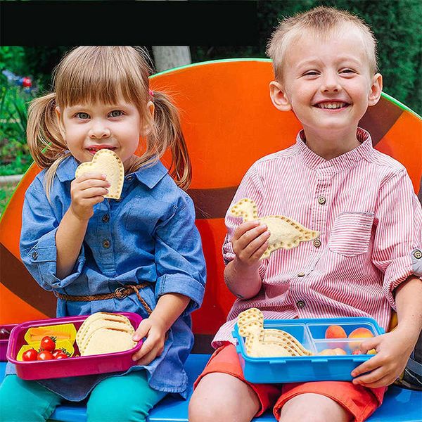 Molde de areia de dinossauro torrada pão fazendo cortador molde bonito ferramentas de pastelaria crianças interessantes alimentos acessórios de cozinha hkd230899