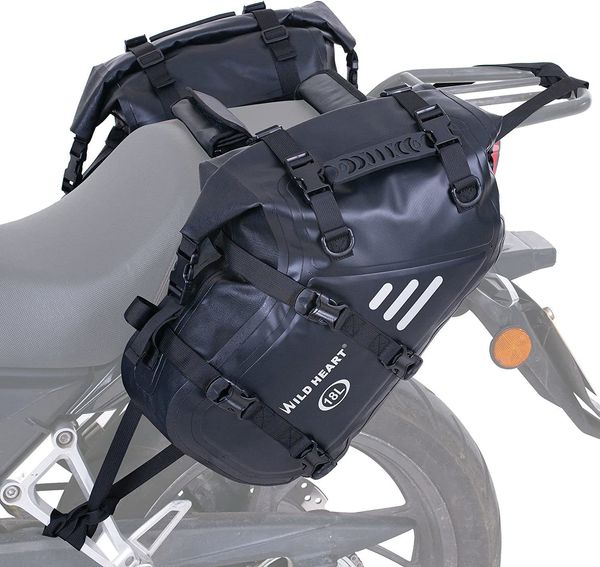 Duffel Bags Wild Heart Motorcycle Saddlebags Водонепроницаемые 36 л боковой пакет аксессуар 230828