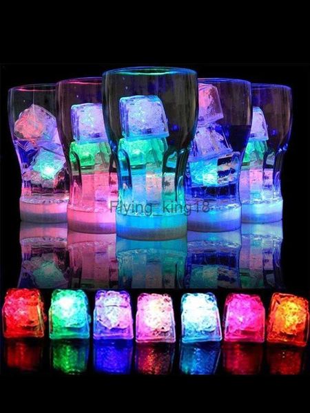 6/12pcs/set LED buz küpleri parlayan parti topu neon el feneri Aydınlık Noel Festivali Düğün Şarabı Cam Dekorasyon Malzemeleri HKD230829