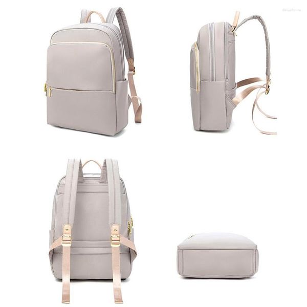 Schultaschen 14-Zoll-Flugzeug-Rucksack Wasserdichter Notebook-Rucksack Große Kapazität Oxford-Stoff Verstellbarer Riemen Freizeittasche für Frauen