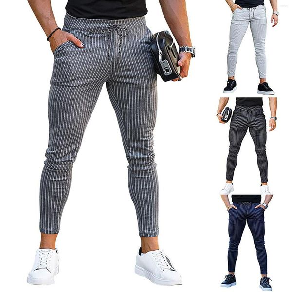 Calças masculinas Slim Casual Respirável Mens Sports Boy 12 Aberto para Homens