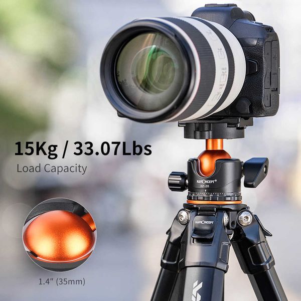 K F Konsept 70inch Kamera Tripod Alüminyum Alaşım 15kg Yük Kapasite DSLR Kameralar için Taşıma Çantası ile Tripod Kamera