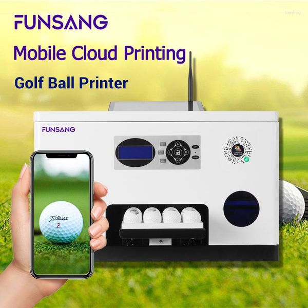 Funsamg XP600 UV-Drucker, Handy-Cloud-Druck für Golf, automatischer A3-Flachbettdrucker mit Tinte und Computer