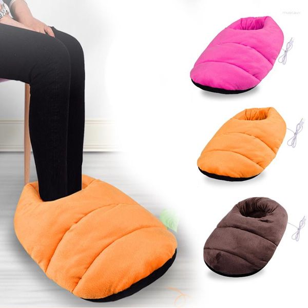 Slippers USB Electric Foot Sagre Sageing Pad Shebe Стул мягкий теплый подушка дома зимние ноги ноги термостат термостат