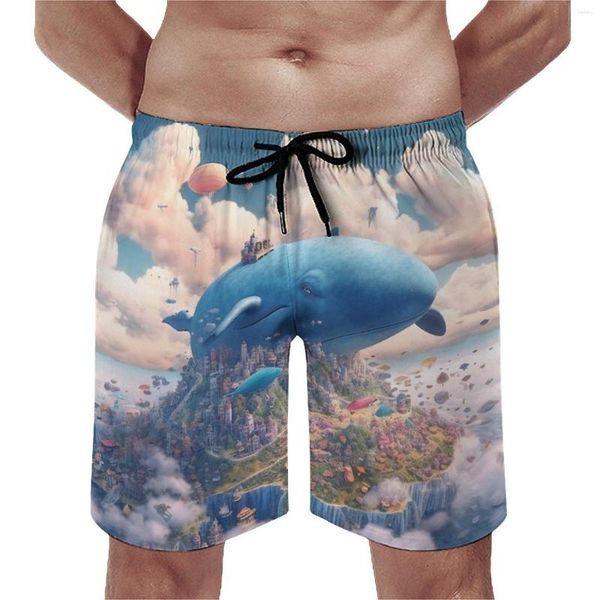 Herren-Shorts, Wal-Brett, 3D-Tier, lässige kurze Hosen, männlich, individuell, Surfen, schnell trocknend, Badehose, Geburtstagsgeschenk