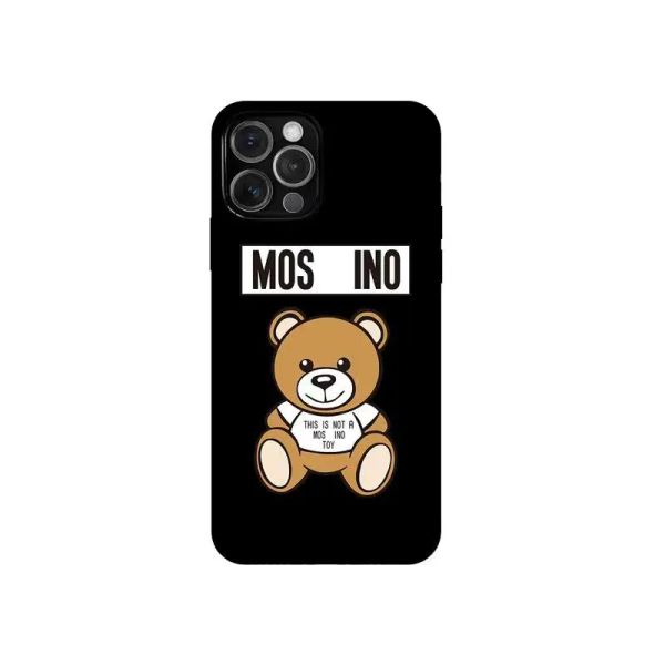 2023 Klasik Tasarımcı Ayı Telefon Kılıfı 14 13 12 7 8 Promax XS MAX Designer iPhone Case Cartoon Casual Çift Yumuşak Kılıf 2308299PE-3