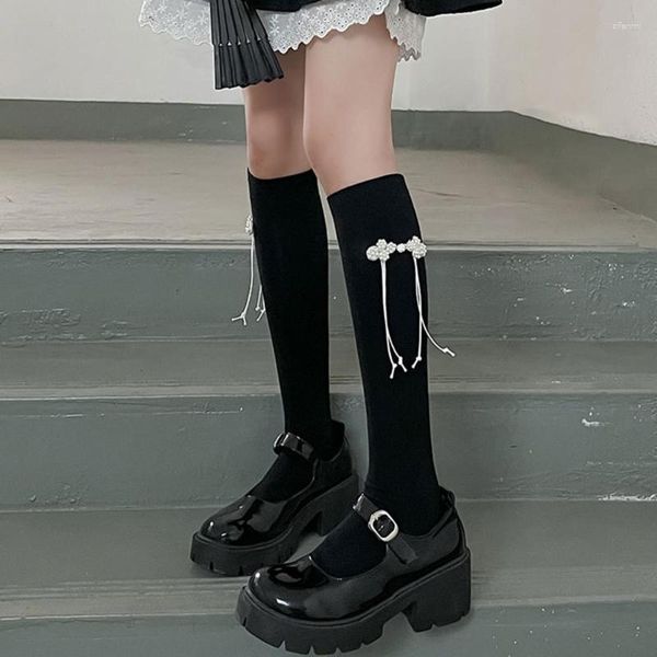 Frauen Socken Sexy Japanischen Stil Lange Röhre Streifen Über-knie Jk Uniform Weibliche Mittleren High School Mädchen Strümpfe