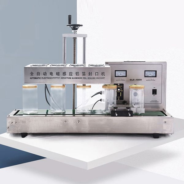 Máquina contínua da selagem da folha de alumínio da indução de 15-130mm para garrafas de vidro máquina plástica da selagem da gaxeta