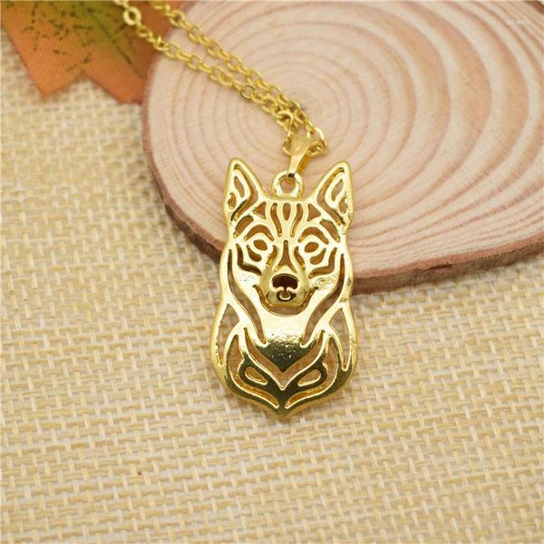 Anhänger Halsketten LPHZQH Mode Cartoon Boho Chi Schwedische Vallhund Halskette Für Frauen Choker Collares Schmuck Weihnachten Geschenk Punk