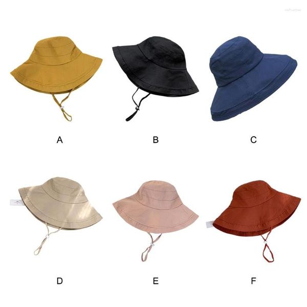 Cappelli Cappello Da Sole In Cotone Con Tesa Larga Per La Protezione Solare E Anti-scottature Grande Pescatore Coreano