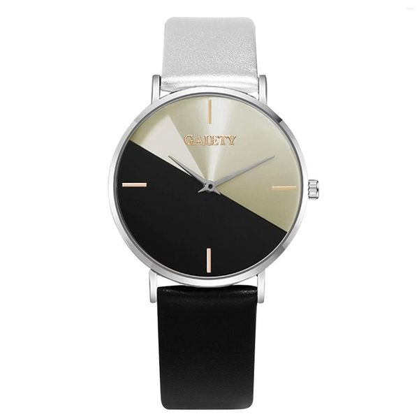 Orologi da polso Orologi di moda per donna Lusso con cuciture geometriche Stile Orologio da donna Accessori di abbigliamento Reloj digitale leggero