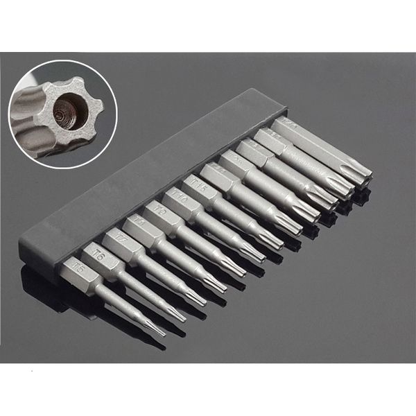 Schraubendreher 5075100150 mm Sicherheits- und manipulationssicherer Magnet-Schraubendreher-Satz, Bohrer, Schraubendreher-Bits, Sechskant-Torx-Flachkopf, 14 Zoll, Handwerkzeuge 230828