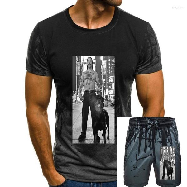 Erkek Trailsits T-Shirt Sıradan Adam Tees Danny Trejo Machete Rodriguez Dusk Till Dawn S M L XL
