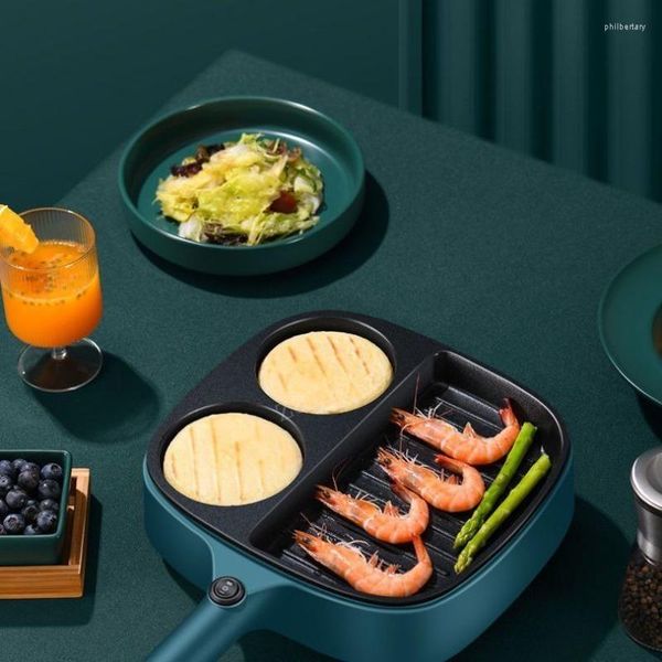 Ekmek üreticileri elektrik yumurtası kavrulmuş hamburger makinesi mini pasta gözleme pişirme kızarmış yumurta omlet kızartma tava kahvaltı üreticisi multicoger