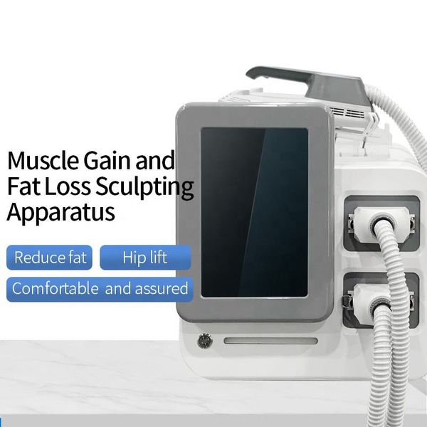 Uso domestico Costruzione muscolare Modellamento del corpo Mini EMS Sculture del corpo Macchina RF per stimolatore muscolare elettromagnetico per la riduzione del grasso
