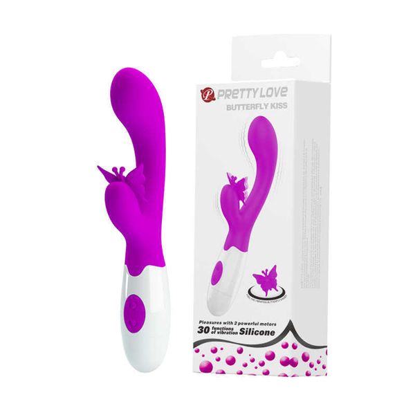 Vibratoren Pretty Love 30-Gang-G-Punkt-Vibrator, Klitoris-Stimulator, Schmetterlingskuss, für Frauen, Erotik, Sexshop, Spielzeug für Erwachsene