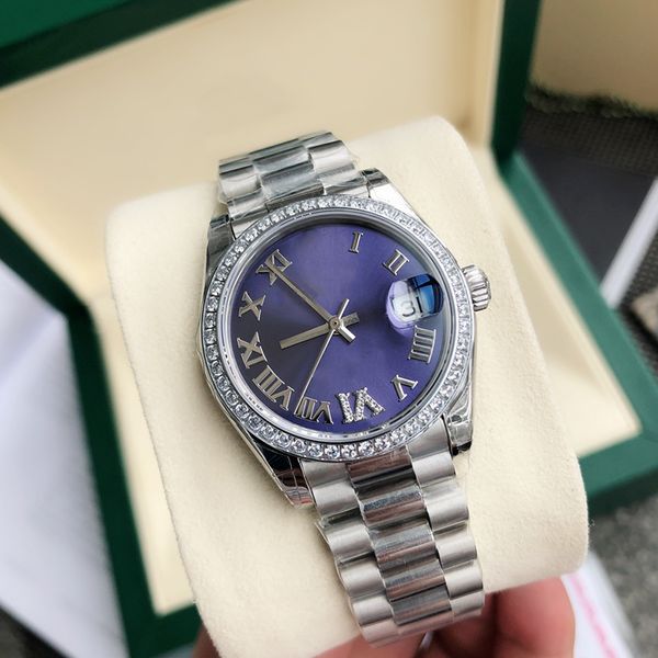 Kadınlar Tasarımcı Moda Sporları İzle 36/31mm Tam Otomatik 2813 Mekanik Yüksek Kaliteli İzle Lüks Tasarımcı İzle Montre Watch Women's Watch Dhgate 007 Saatler