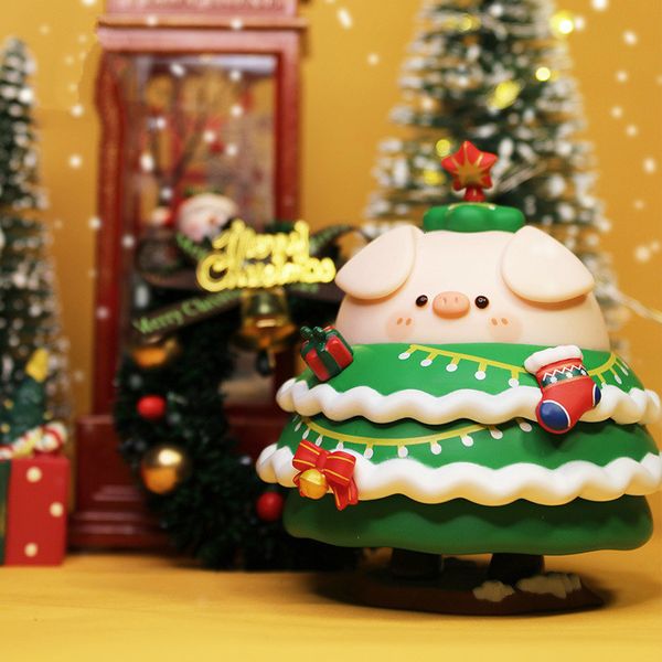 Caixa cega caixa cega brinquedos piko porco natal caixa cega acho saco caja ciega saco cego brinquedos anime figuras bonito modelo presente de natal aniversário 230828