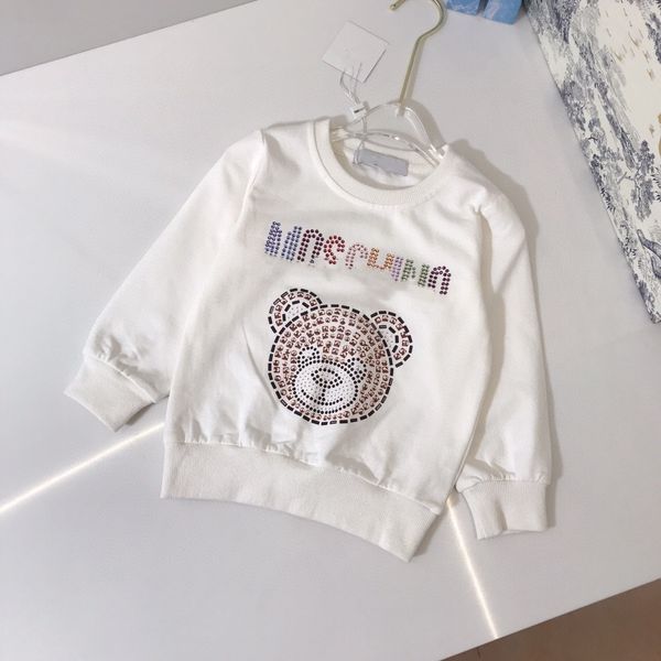 Çocuk Tasarımcı Hoodies Kız Boy Sweater Çocuk Giysileri Bebek Kapşonlu Gevşek Yürümüş Sweaters Marka Uzun Kollu Mektup Ayı Yeni Sokak Giyim Bahar Sonbahar Kış