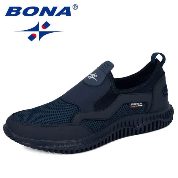 BONA nuovo arrivo Mesh traspirante Krasovki scarpe uomo scarpe Casual super leggere uomo Tenis Masculino Sneakers calzature maschili