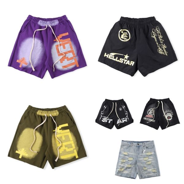 Designer-Shorts von Hellstar Studios, atmungsaktiv, knielang, Sportbekleidung, Joggen, Basketball, Hosen, Herren, Damen, Übergröße, Fiess, Skateboard, Trainingshose, Hose