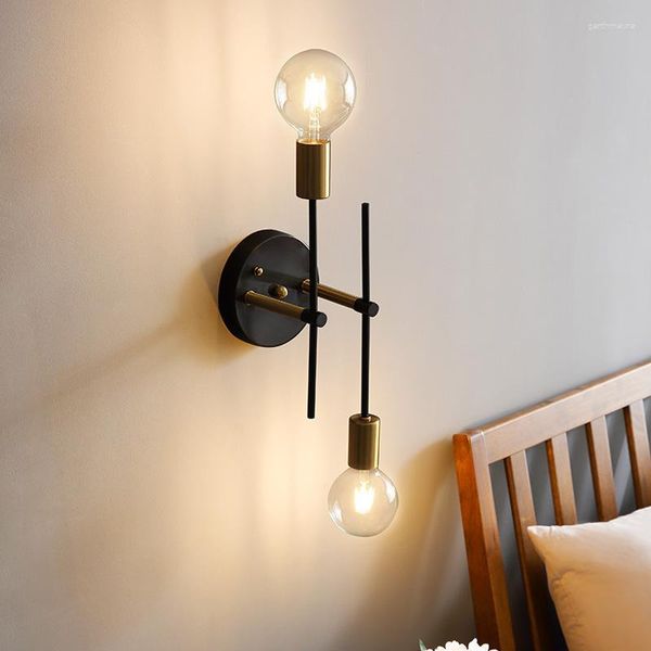 Lustres nórdicos quarto americano corredor cúpula luz contratada e estudo moderno absorve luminárias de ferro criativas minimalistas
