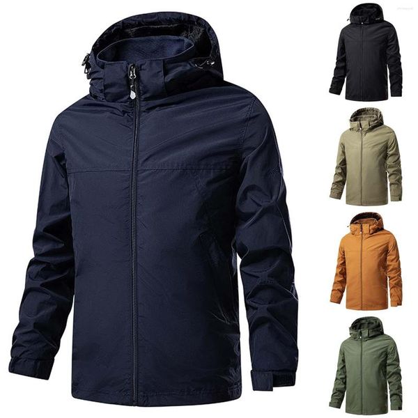 Herrenjacken, Herbst- und Winterjacke, Outdoor, vier Jahreszeiten, Bergsteigen, Wetter, Herren-Kleidermäntel, Pack Herren