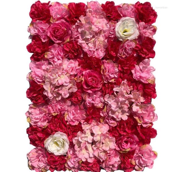 Dekorative Blumen 40 60 cm Seide Rose Blume Home Decor Champagner künstlich für Hochzeitsdekoration Wand romantische Kulisse