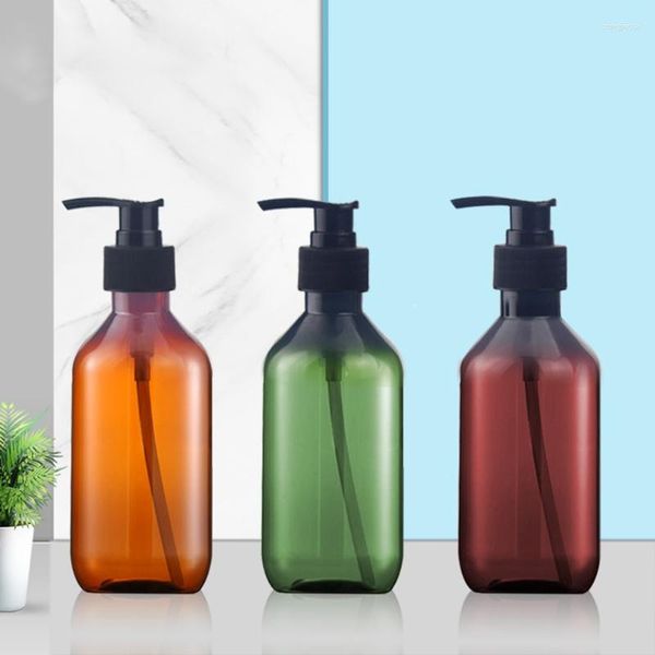 Bottiglie di stoccaggio 2 pezzi 300 ml Pompa vuota Dispenser di olio essenziale Riutilizzabile Sapone per il corpo per Shampoo Balsamo Bagno Cucina