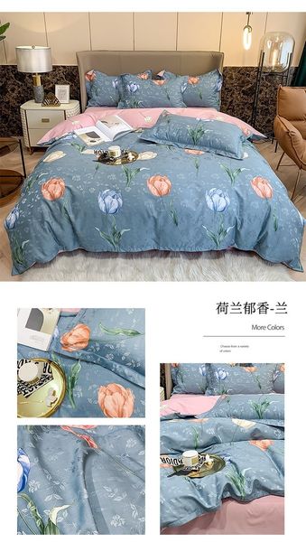 Conjuntos de cama Dupla Rainha King Duveta Capa Fitted Sheet ou Flat Bed Set Cor Sólida Única Completa 230828