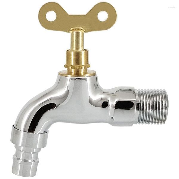 Torneiras de cozinha 3 unidades! Interruptor de torneira de bronze chave soquete quadrado buraco adaptador de cabeça de torneira de água para banheiro ao ar livre ferramenta de bloqueio de encanamento