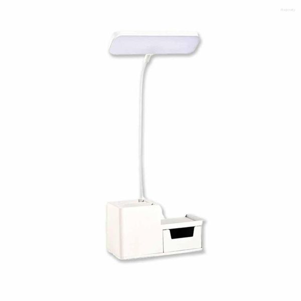 Lampade da tavolo Lampada Dimmerabile Portapenne Luce da lettura USB ricaricabile Apparecchi di illuminazione a risparmio energetico Bambini