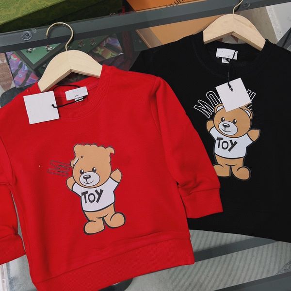 Felpe con cappuccio firmate per bambini maglione per bambini vestiti per bambini ragazza ragazzo vestire maglioni per bambini larghi marca a maniche lunghe con disegno di lettere Streetwear Primavera Autunno Inverno