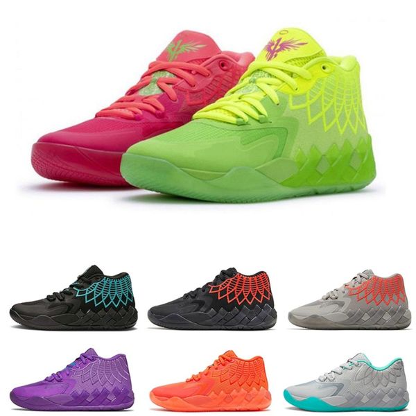 Designer LaMelo Ball MB.01 Herren-Basketballschuhe Black Blast Buzz City LO UFO Nicht von hier Rick und Morty Queen City Herren-Trainer Sport-Turnschuhe Sneaker Plateauschuh