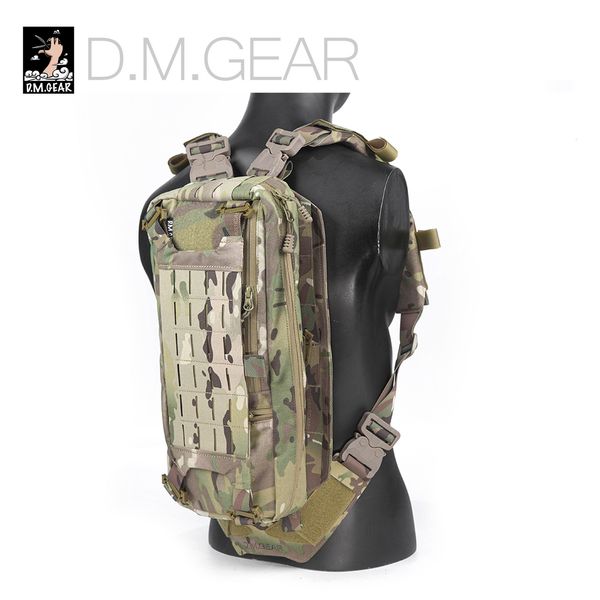 Borse da ciclismo DMGear 421X Zaino tattico Borsa da petto Sport Attrezzatura militare per uomo Molle Caccia Spalla Sling Accessorio Cinghia Cross Bod 230828