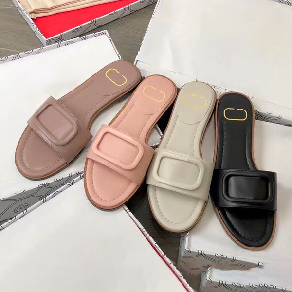 Роскошная дизайнерская сандалия Slide Slide Slide Loafer Summer Lymenuine Leather Black Mule Sliders Top Quality Mens Mens New Beach Bool Walk Casual Shoe Sandale размеры 35-40