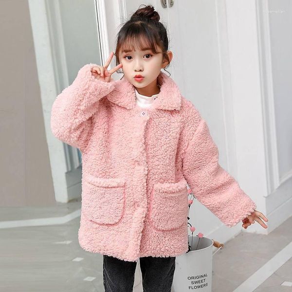 Jacken Mädchen Baby Kinder Mantel Jacke Outwear 2023 Grün Samt Verdicken Winter Herbst Mantel Top Outdoor Teenager Kinder Kleidung