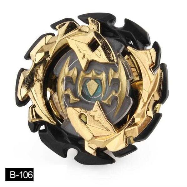 4D Beyblades Spinning To Starter Nightmare Longin Gold sem lançador cor dourada Metal Booster Starter Gyro Toy Kid