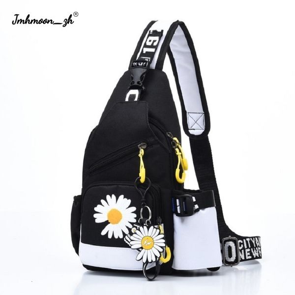 Sacos de cintura mulheres saco de peito pequena mochila viagem crossbody bolsa de ombro moda esportes bolsa meninas floral bagpack para meninas meninos 230830