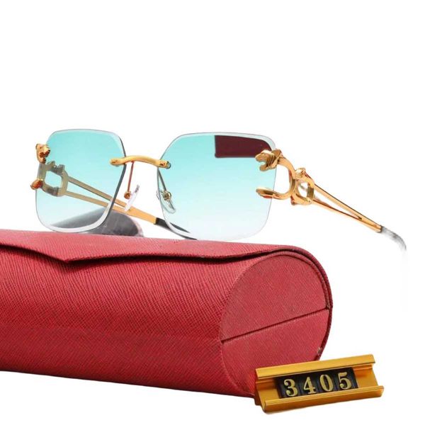 Designer óculos de sol para mulheres assinatura graduada lente transparente óculos de sol homem clássico lazer luxo quadrado óculos de sol com caixa