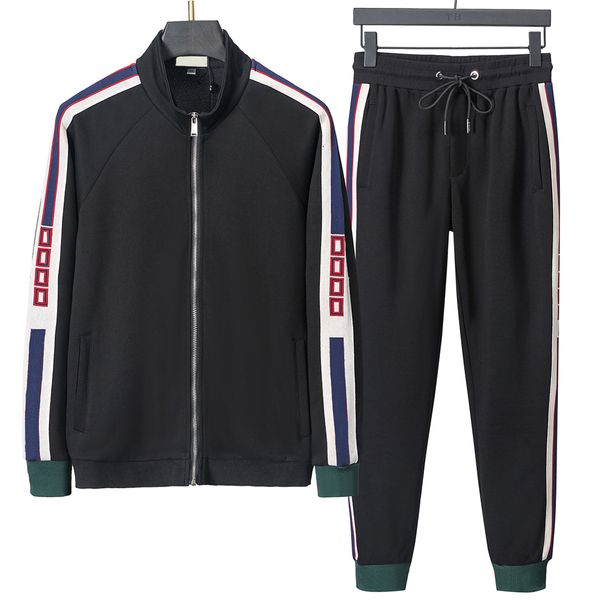Erkek Trailsuit Tasarımcı Tech Zipper Uzun Kollu Hoodies Ceketler Spor Pantolon Setleri Kadın Mektubu İşlemeli Jogger Leisure Sweat Takım
