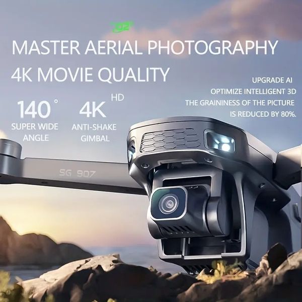 Nehmen Sie atemberaubende Luftfotos und 4K-Filme mit diesem leistungsstarken Anti-Shake-Gimbal für Drohnen auf!