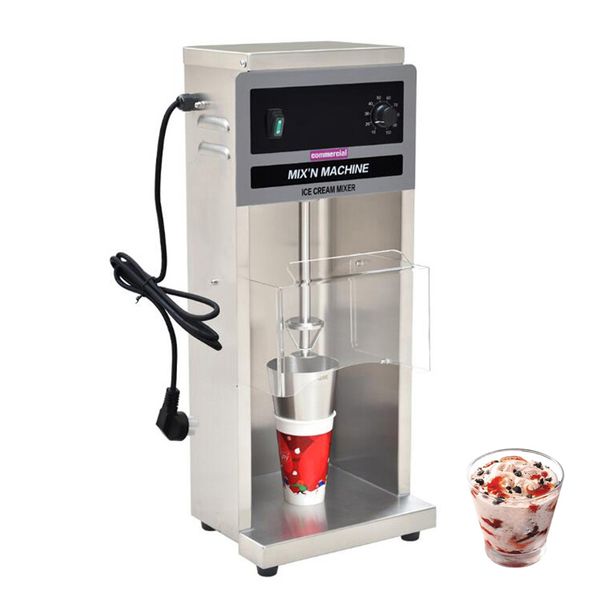 10000 giri/min Tempesta di neve Mixer per gelato 220V Frutta Frutta Noce Frullatore per gelato Macchina per gelato Tè al latte Latte morbido Shaker Macchina per raffica