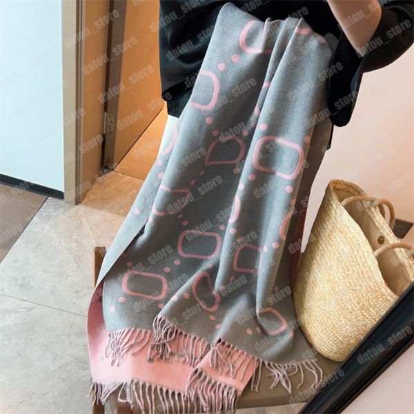 Designer Donna Cashmere Pashmina Sciarpa di lusso da uomo Jumbo Lettera Stampata Abito da donna Scialle Inverno caldo avvolgente Sciarpe in misto lana per donna