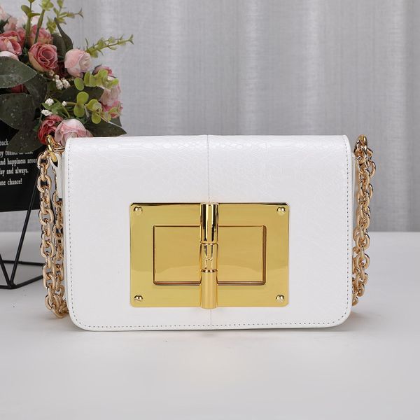 Top Luxury Fashion Designer T F Damenbeutel Schulter Tara Real Ledertasche Kette Einfach alle passen alle passen ford tofu leichte Luxus Tom Messen 4084