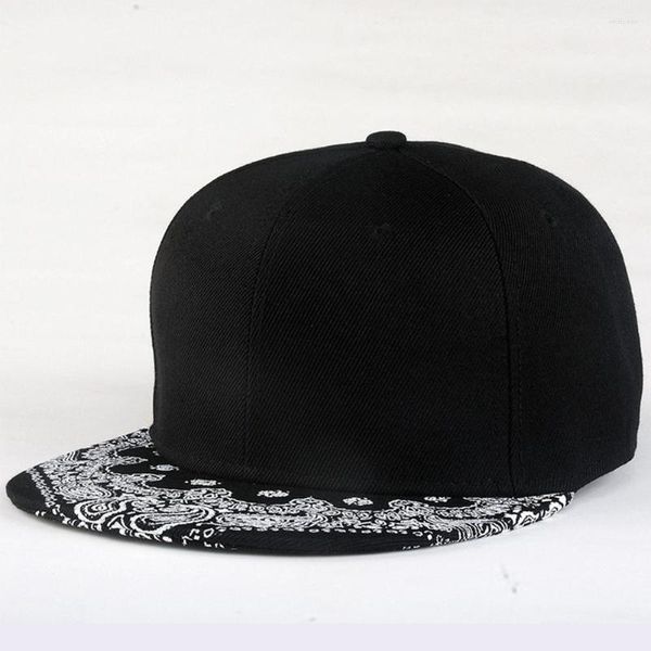 Ballkappen, verstellbare Baseballkappe, Unisex, Paisleymuster, für Erwachsene, Snapback, Hiphop-Hut