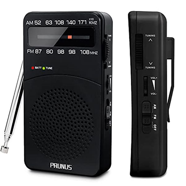 Radio PRUNUS J166 Tragbarer Mini-FMAM-Digital-Tuning-Empfänger im Taschenformat FM87108 MHz MP3-Musik-Player-Radios für AA-Batterien 230830