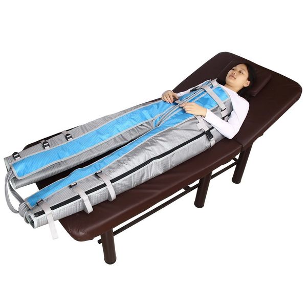 Máquina de pressoterapia com pressão de ar infravermelho distante, calças de drenagem linfática, máquina de emagrecimento corporal para salão de beleza, spa