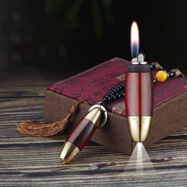 Neues heißes verkaufendes Sandelholz-Dzi-Perlenfeuerzeug kreativ mit leichtem Multifunktions-Mini-tragbarem High-End-Geschenk F238